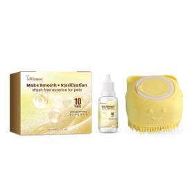 Pet Wash-free Serum Set Fragrance (Option: 30ml Pet Bath Brush)